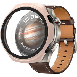 2w1 Etui + Szkło Hartowane do Huawei Watch 4 Pro, Różowe