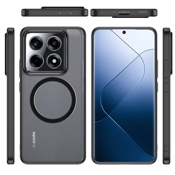 Etui do Xiaomi 14T Pro, Fusion Hybrid, do MagSafe, czarne