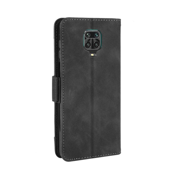 Etui z klapką do Xiaomi Redmi Note 9S/9 Pro/9 Pro Max, Card Slot, czarne