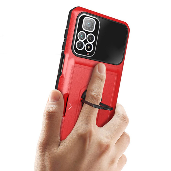 Etui Premium Kickstand do Xiaomi Redmi Note 11 / 11S, Red