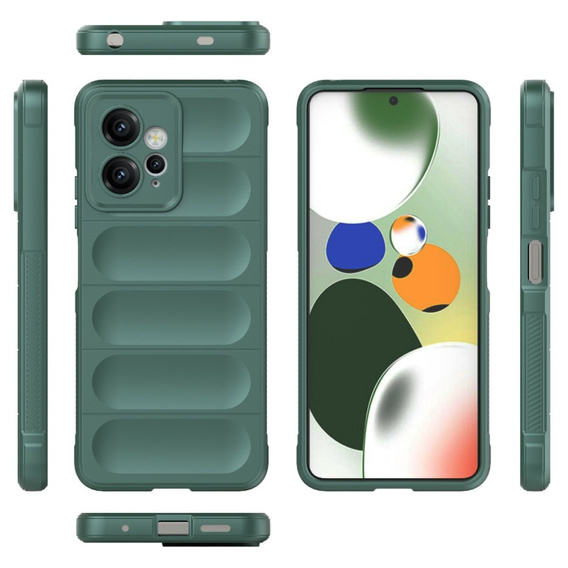 Etui do Xiaomi Redmi Note 12 4G, Gaming Shockproof, zielone