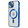 Etui do iPhone 14, Electro MagSafe, niebieskie + Szkło na ekran