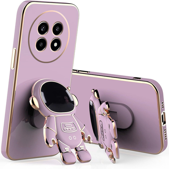 Etui do Honor Magic 7 Lite, Astronaut, fioletowe