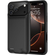 Etui z Baterią 6000mAh do iPhone 17 Pro, czarne