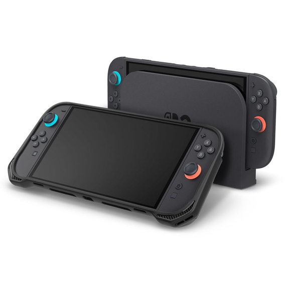 Etui do Nintendo Switch 2, SPIGEN, Rugged Armor, czarne