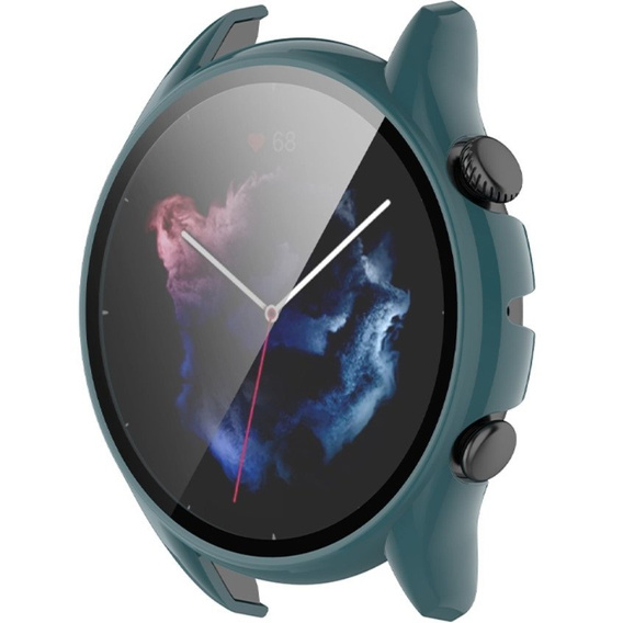2w1 Etui + Szkło Hartowane do Amazfit GTR 3 / GTR 3 Pro, Zielony