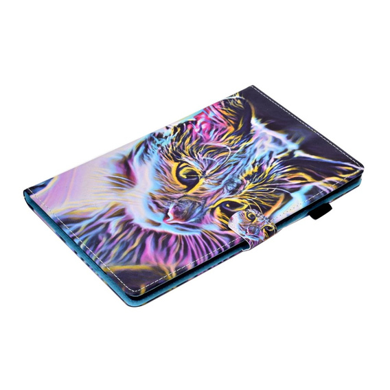 Etui do Lenovo Tab M10 Plus 10.6 Gen 3 TB-125F TB-128F, Kolorowy kot