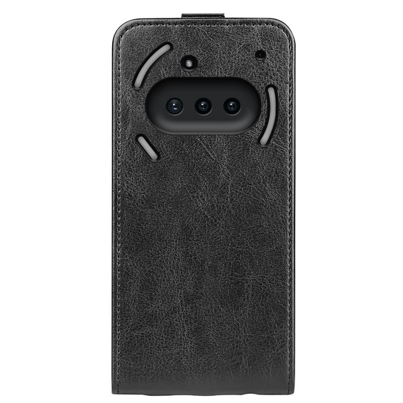 Etui z klapką do Nothing Phone 3a, Flip, czarne