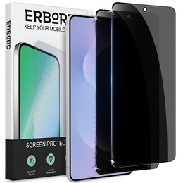 2x Szkło Prywatyzujące do Samsung Galaxy S25 Edge, ERBORD Anti-Spy Hartowane
