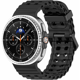 Pasek Silikonowy do Samsung Galaxy Watch 8 / 8 Classic, Czarny