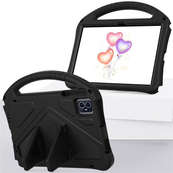 Etui do T Tablet 2 5G, dziecięce, z uchwytem i podstawką, czarne