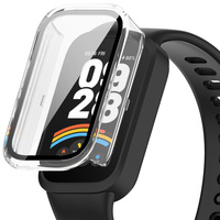 2w1 Etui + Szkło Hartowane do Xiaomi Smart Band 9 Active, Przezroczyste