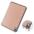 Etui do iPad 11" 2025 A16 (11 gen.) / iPad 10.9" 2022 (10 gen.), Smartcase z miejscem na rysik, różowe