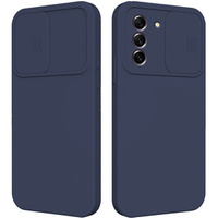 Etui Soft TPU CamShield do Samsung Galaxy S22+ Plus 5G, Dark Blue