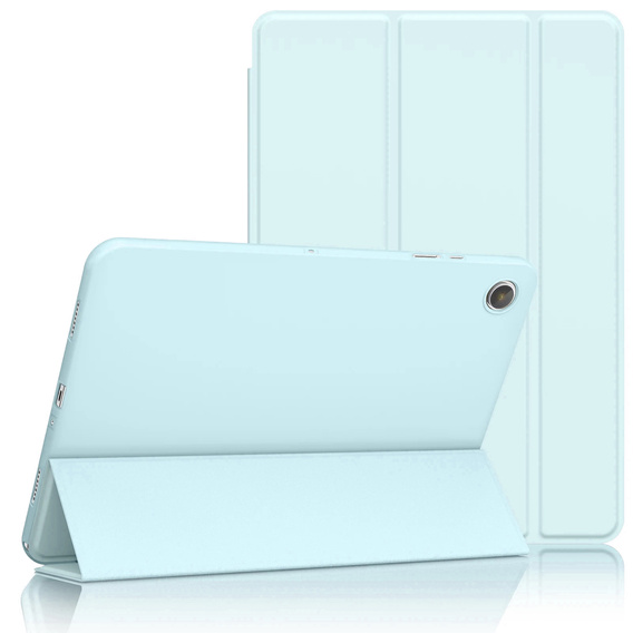 Etui z klapką do Samsung Galaxy Tab A9+/A11+, Tri-fold, niebieskie
