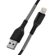 Karbonowy Kabel USB Lightning 12W do Apple CarPlay, 100cm