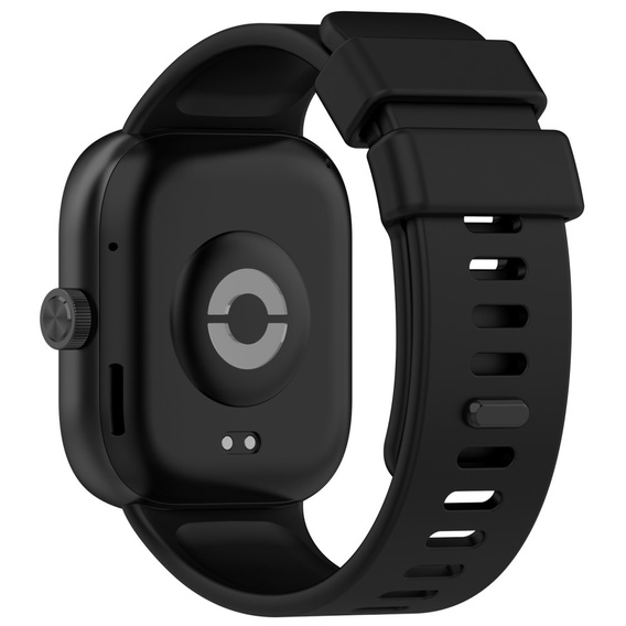 Pasek Silikonowy do Xiaomi Redmi Watch 4 / Xiaomi Smart Band 8 Pro / Xiaomi Smart Band 9 Pro, Czarny