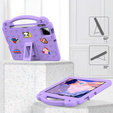Etui do Xiaomi Pad 7 / 7 Pro, Cute Patterns, z podstawką, fioletowe