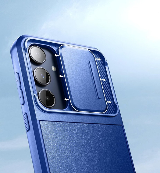 Etui do Samsung Galaxy A55 5G, Suritch Kickstand, niebieskie