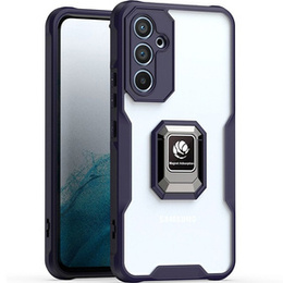 Etui do Samsung Galaxy A54 5G, pancerne z podstawką, fioletowe