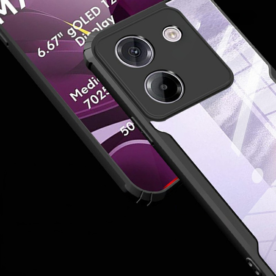 Etui do Xiaomi Poco M7 Pro 5G, AntiDrop Hybrid, czarne