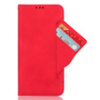 Etui z klapką do Samsung Galaxy A17 5G, Card Slot, czerwone
