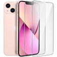2x Szkło Hartowane do iPhone 13 Mini, ERBORD 9H Hard Glass, szybka