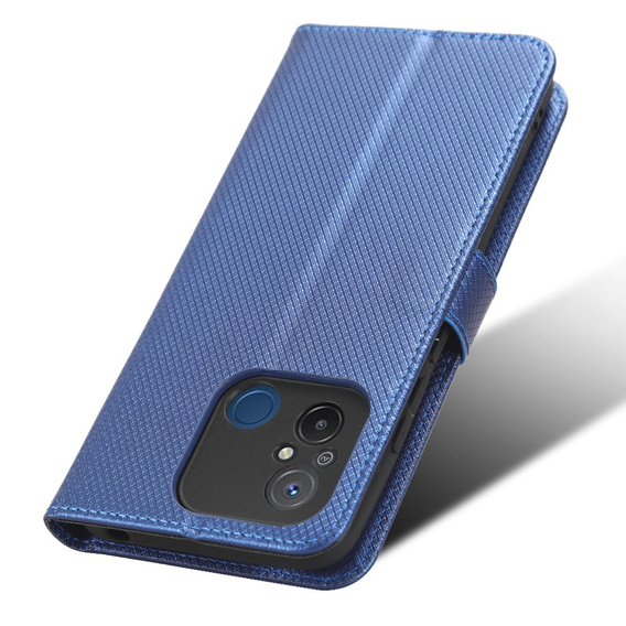 Etui z klapką do Xiaomi Redmi 12C, Wallet, Smart Magnet, niebieskie