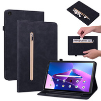 Etui do Lenovo Tab M10 10.1 Gen 3, Wallet Pen Slot, czarne