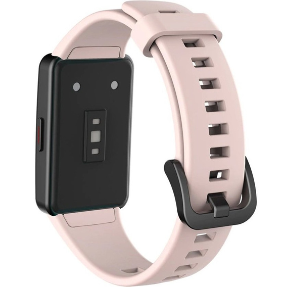 Pasek Silikonowy do Huawei Band 6 / Honor Band 6, Różowy