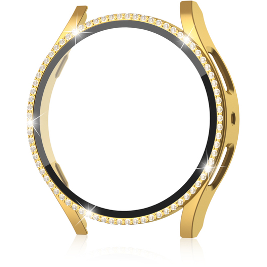 2w1 Etui + Szkło Hartowane do Samsung Galaxy Watch 6 44mm, Złote