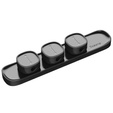 Baseus Peas Cable Clip uchwyty magnetyczne haczyki - Black
