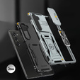 Etui pancerne do Samsung Galaxy Z Fold6 5G, CamShield Slide, srebrne