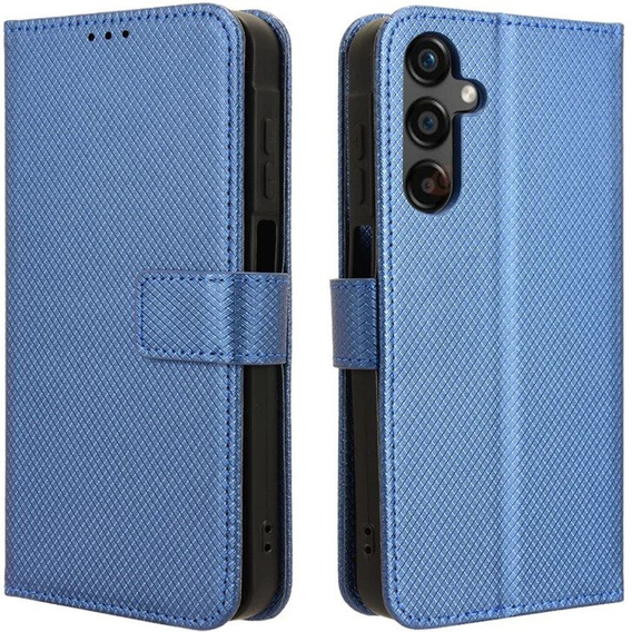Etui z klapką do Samsung Galaxy M55 5G, Wallet Smart Magnet, niebieskie