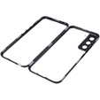 Etui do Samsung Galaxy S21, Magnetic Dual Glass, czarne