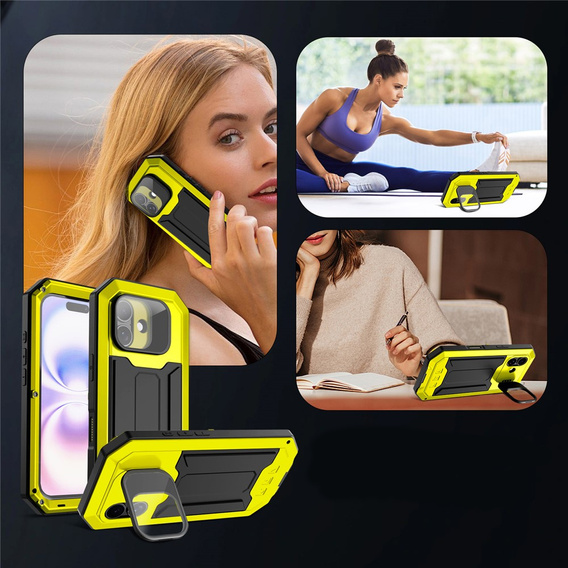 Etui pancerne do iPhone 17, R-JUST, żółte