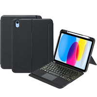 Etui z klawiaturą do iPad 10.9" 2022 (10 gen.) / iPad 11" 2025 A16 (11 gen.), keyboard Pen Slot, czarne