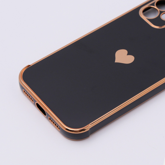 Etui do Apple iPhone 11, Electro heart, czarne