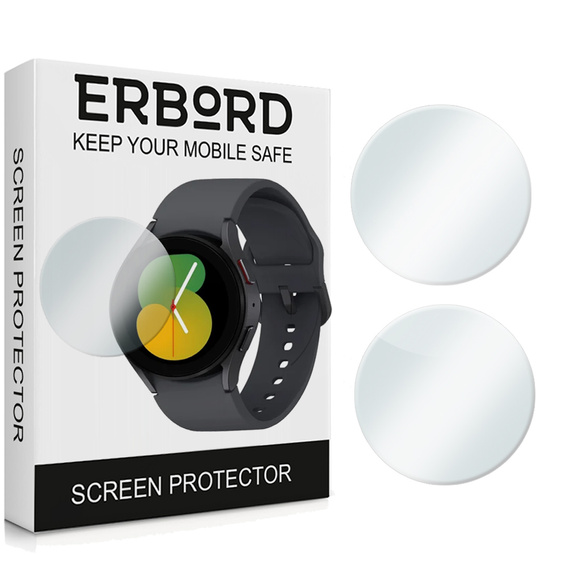 2x Szkło Hartowane ERBORD do Samsung Galaxy Watch 5 44mm, Szybka