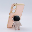 Etui do Oppo A98 5G, Astronaut, różowe