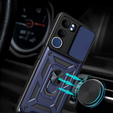 Etui pancerne do Vivo Y19s, CamShield Slide, niebieskie