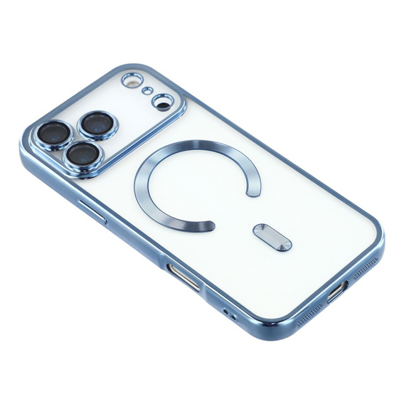 Etui do iPhone 17 Pro Max Electro MagSafe – niebieskie