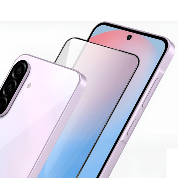 Szkło Hybrydowe do Samsung Galaxy A56 5G, Ceramiczne, czarne