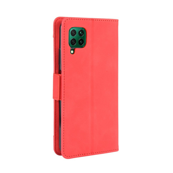 Etui z klapką do Huawei P40 Lite, Card Slot, czerwone