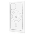 Zestaw Etui Silicone Mag Cover do iPhone 14 Pro Max, różowe + Szkło