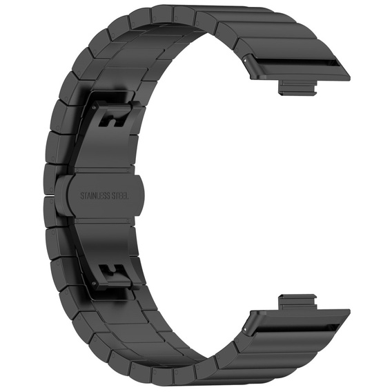 Stalowa Bransoleta do Huawei Watch Fit 4 / 4 Pro / 3, Czarna