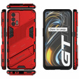 Etui do Realme GT 5G, Military kickstand, czerwone