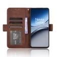 Etui z klapką do OnePlus Nord 4, Card Slot, brązowe