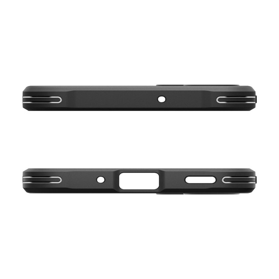 Etui Spigen do Samsung Galaxy A16 / A16 5G, Rugged Armor MagSafe, czarne + Szkło Hartowane 9H