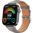 Pasek Skórzany do Huawei Watch Fit 4 / 4 Pro / 3, Szary